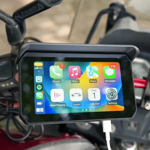 OTTOCAST Wireless Carplay & Android 5" Screen + Cameras For Motocycles