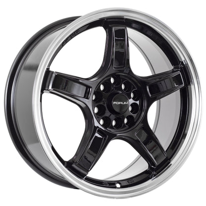 Forum Blitz Black Polished Lip 17x7.5