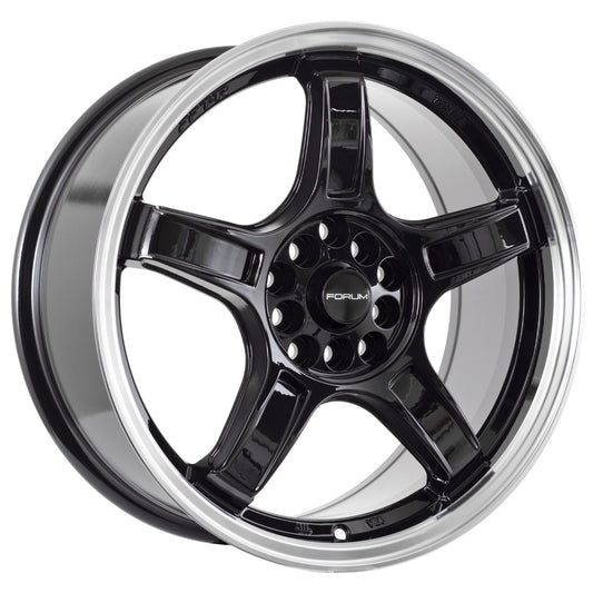 Forum Blitz Black Polished Lip 17x7.5
