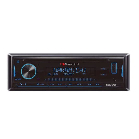 NAKAMICHI Single DIN Head Unit | USB |  Bluetooth | CD | DVD