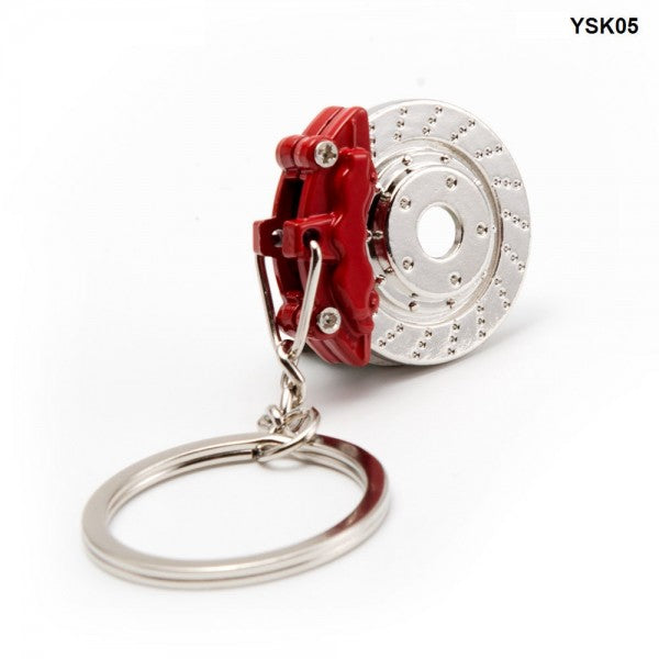 Alloy Brake Caliper Keyring